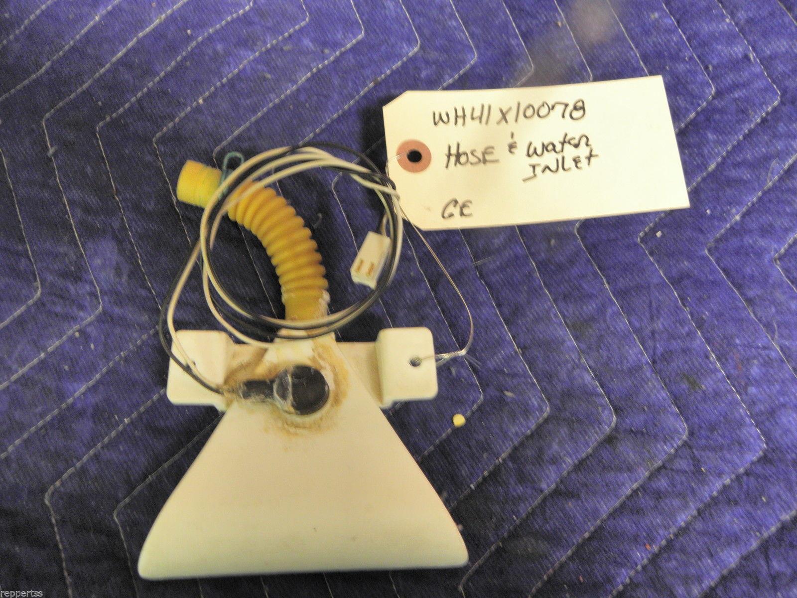 GE WASHER WH41X10078 HOSE & WATER INLET USED PART ASSEMBLY FREE SHIPPING GE WASHER WH41X10078 HOSE & WATER INLET USED PART ASSEMBLY FREE SHIPPING
